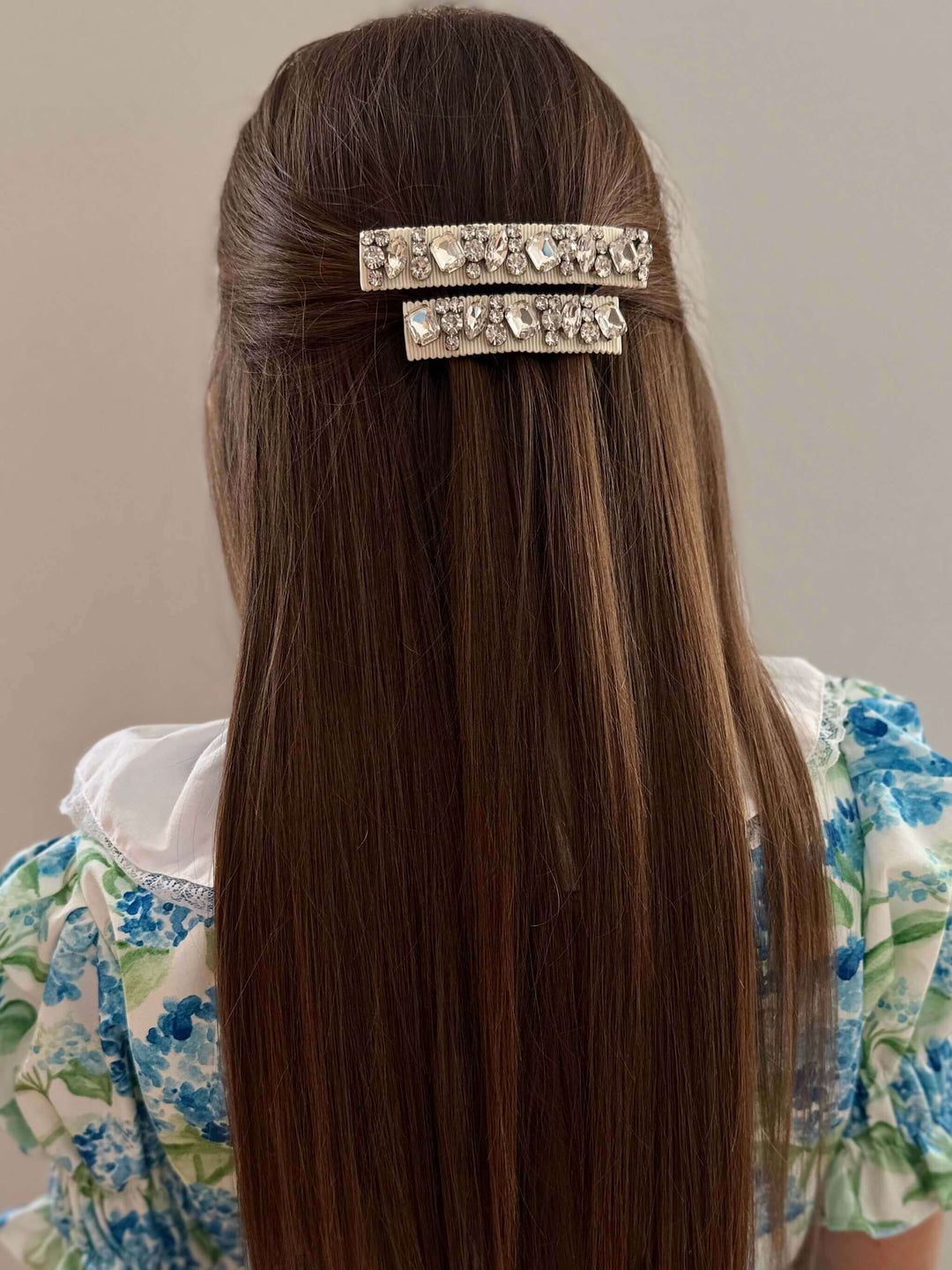 Gold Plated Hair Barrette Clip