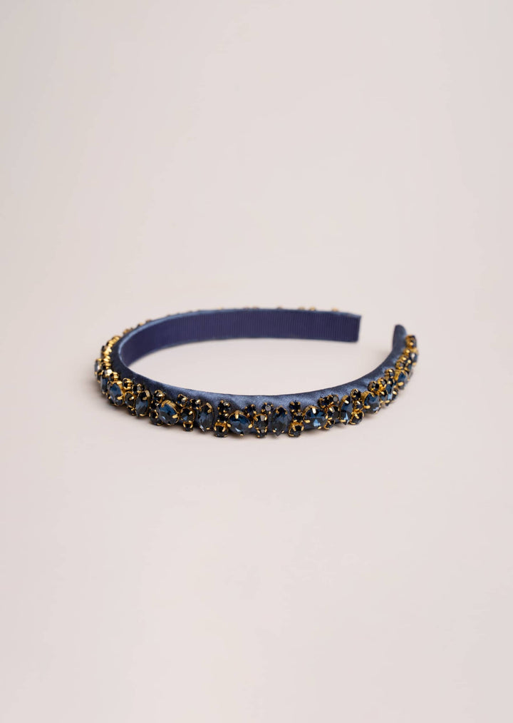 Lauren Women’s Hand-Stitched Crystal Headband