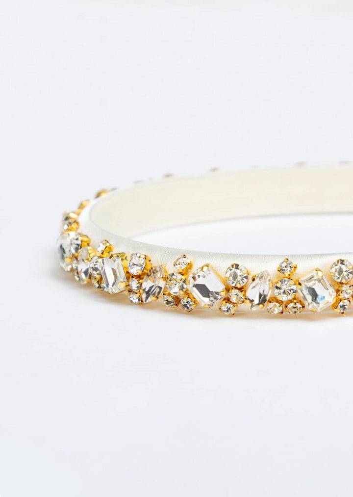 Lauren Women’s Hand-Stitched Crystal Headband