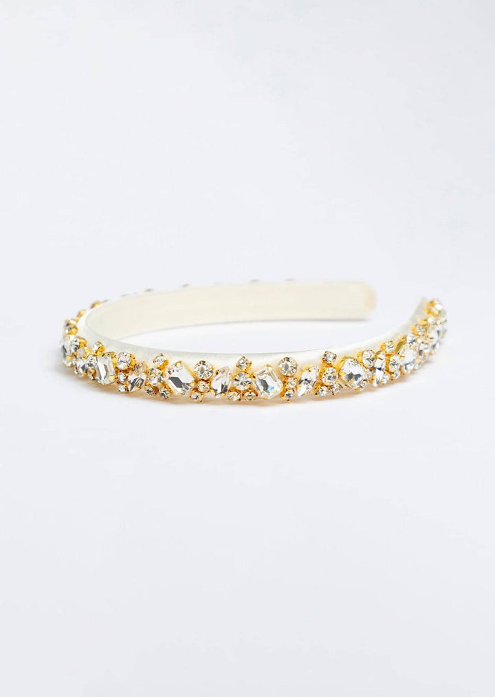 Lauren Women’s Hand-Stitched Crystal Headband