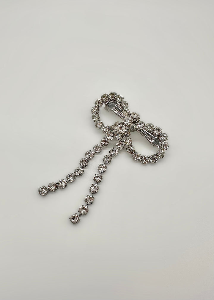 Crystal Bow Barrette