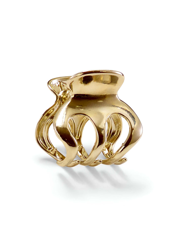 Gold Metal Hair Claw