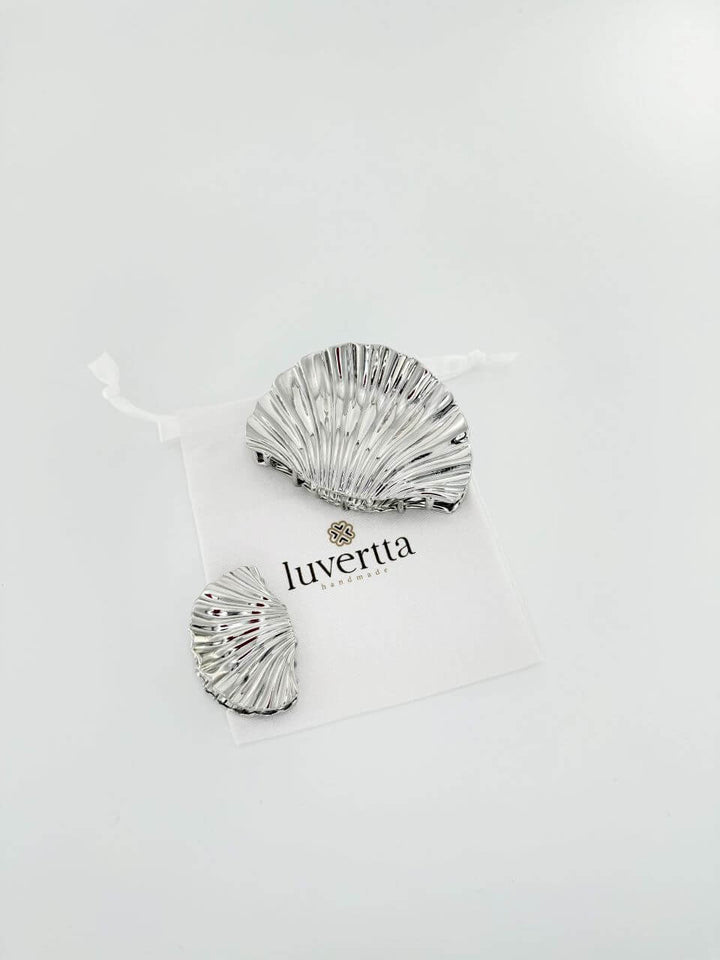 Metal Seashell Hair Claw Clips