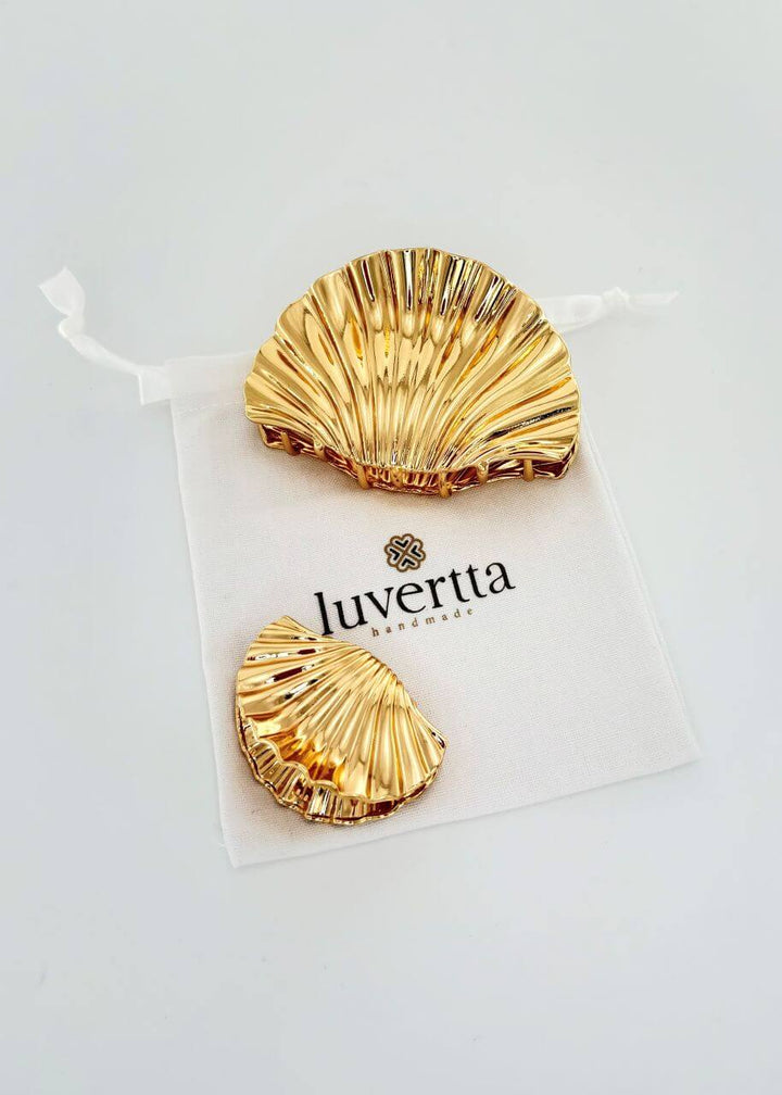 Metal Seashell Hair Claw Clips