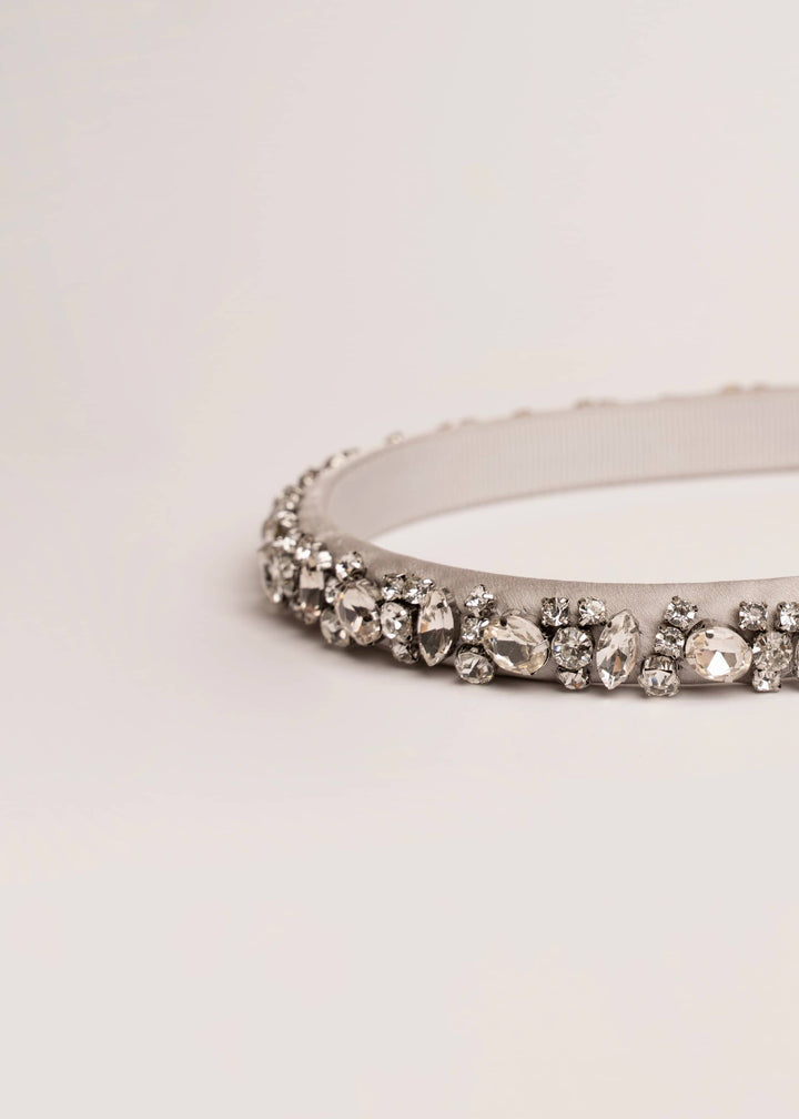 Lauren Women’s Hand-Stitched Crystal Headband