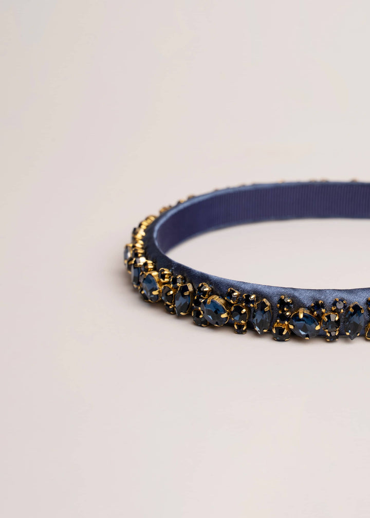 Lauren Women’s Hand-Stitched Crystal Headband