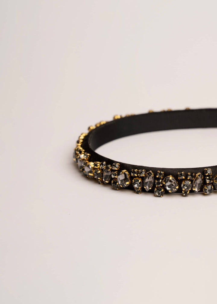 Lauren Women’s Hand-Stitched Crystal Headband