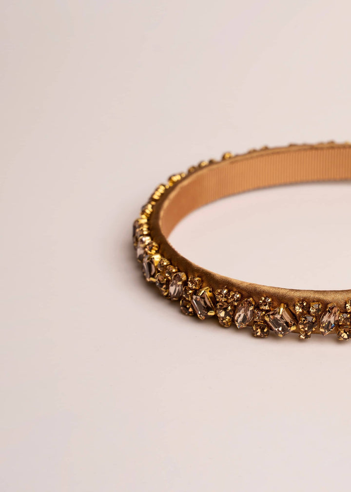 Lauren Women’s Hand-Stitched Crystal Headband