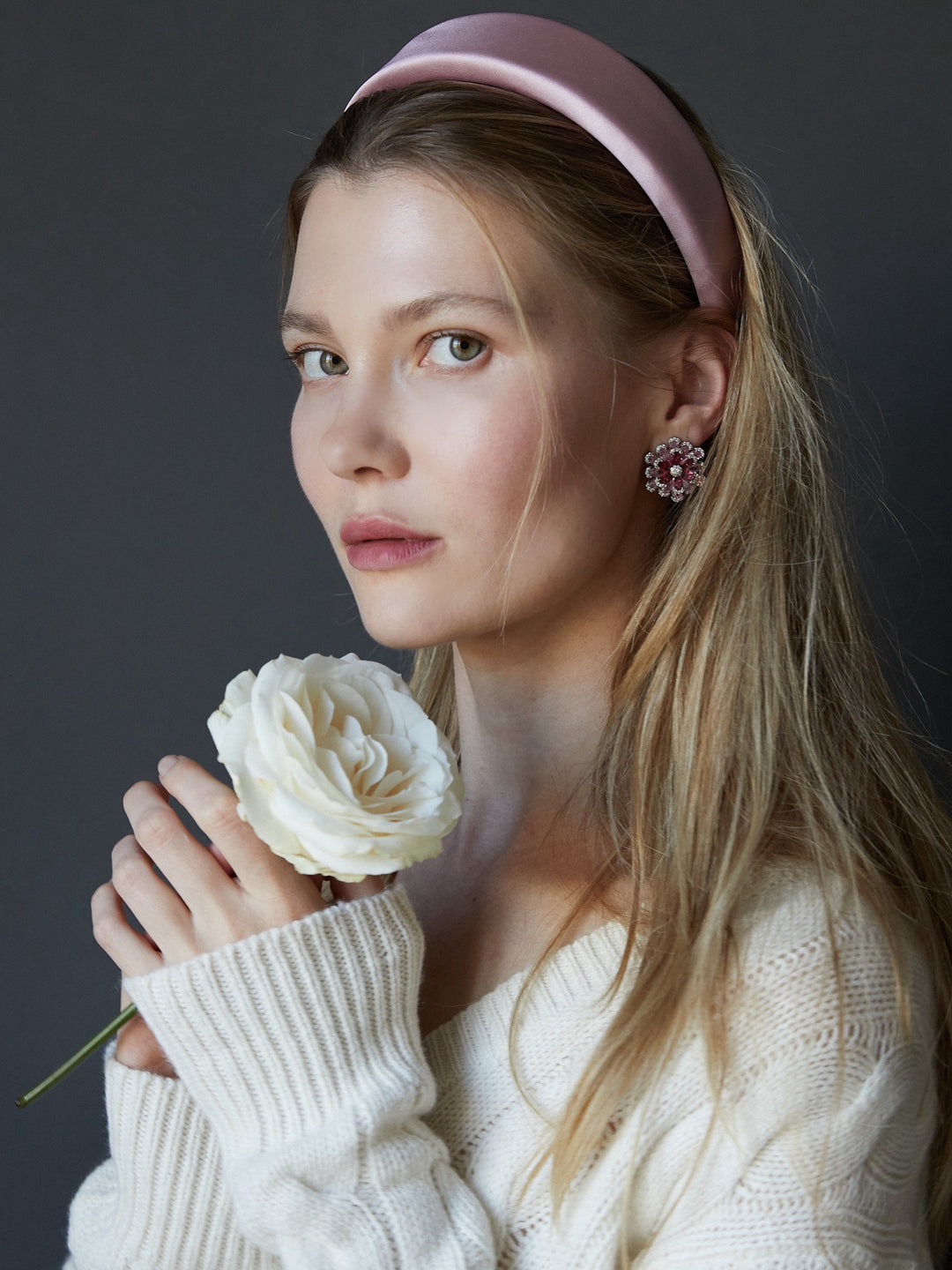 Camilla Pink Stud Earrings