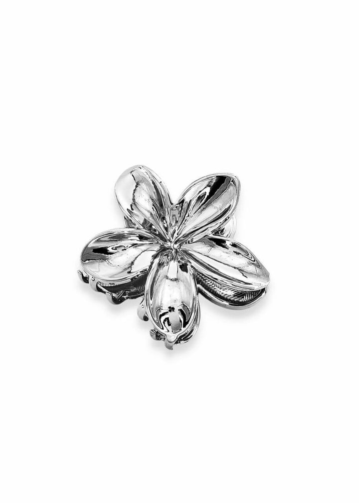 Gold Metal Lotus-Shaped Hair Claw