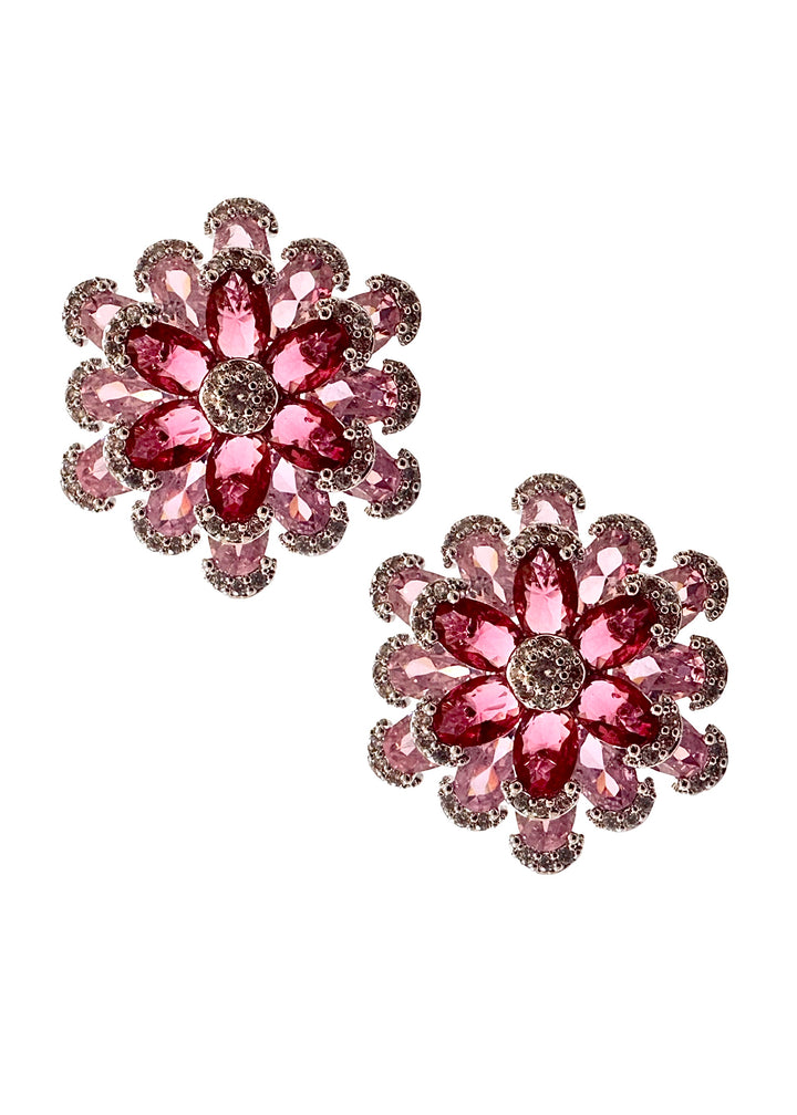 Camilla Pink Stud Earrings
