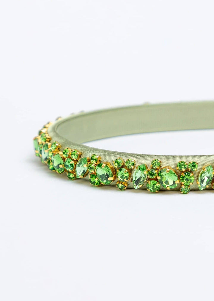 Lauren Women’s Hand-Stitched Crystal Headband