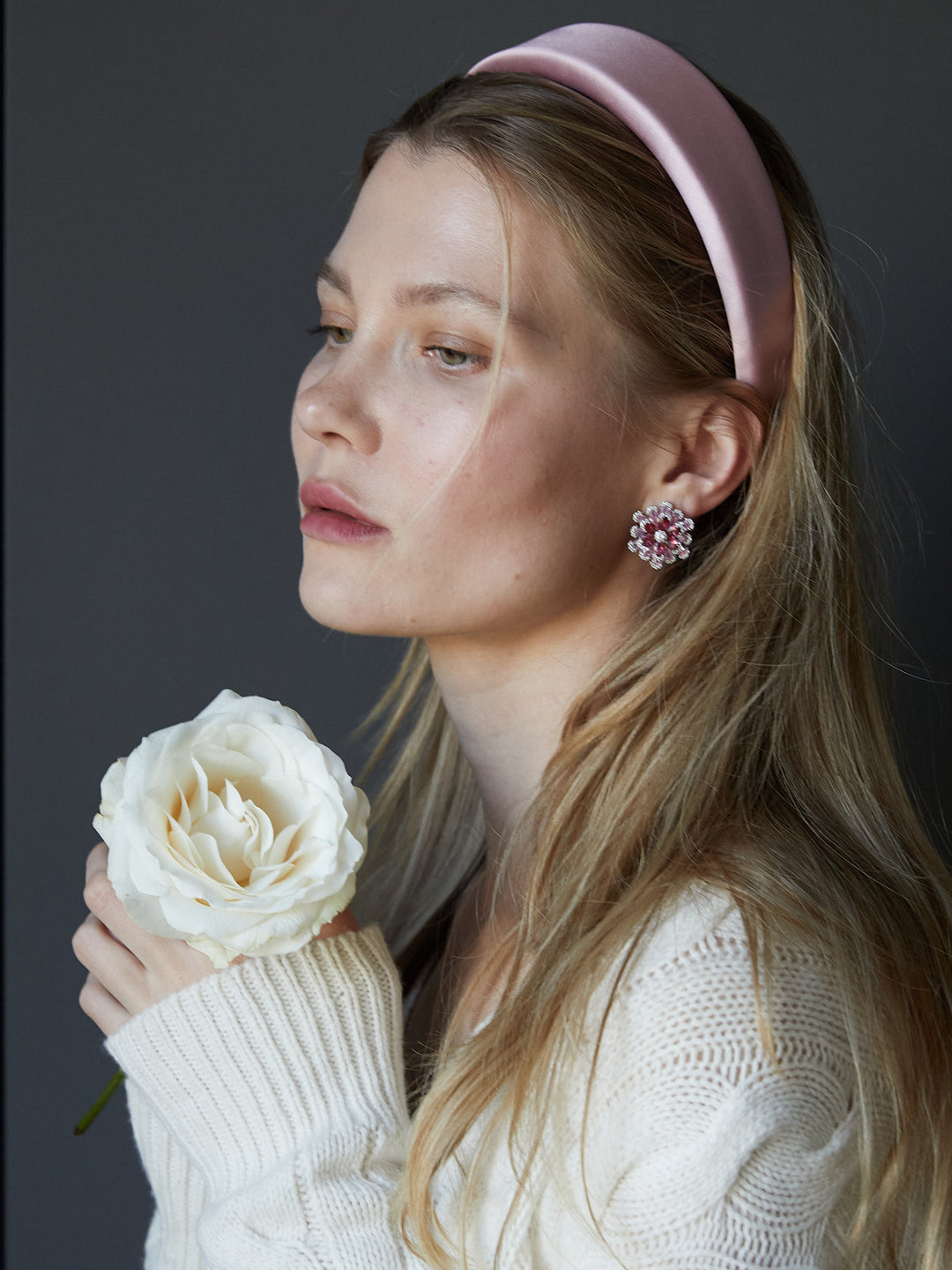 Camilla Pink Stud Earrings