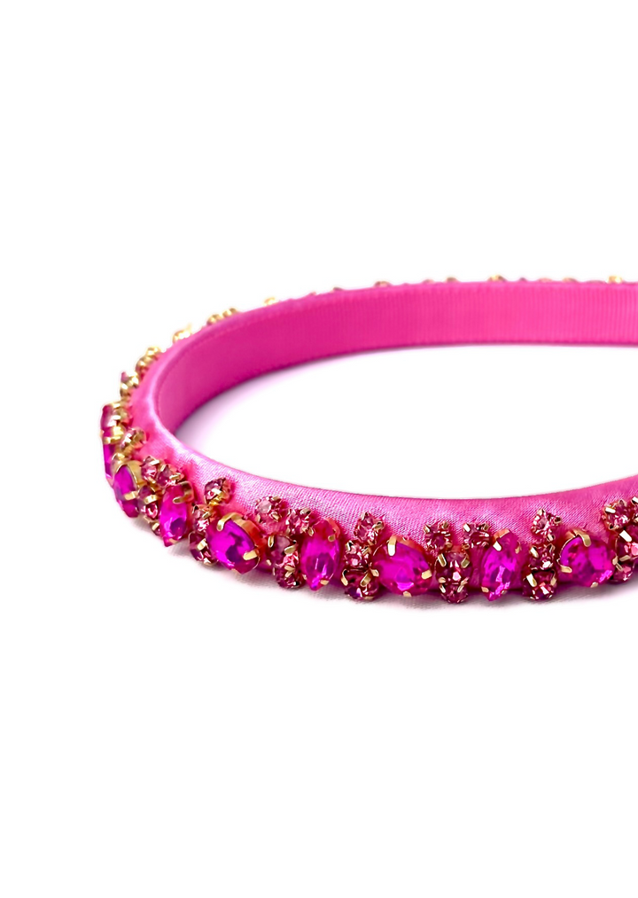 Lauren Women’s Hand-Stitched Crystal Headband