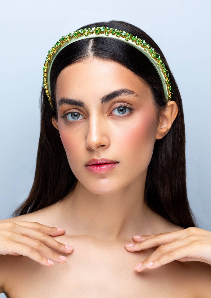 Lauren Women’s Hand-Stitched Crystal Headband