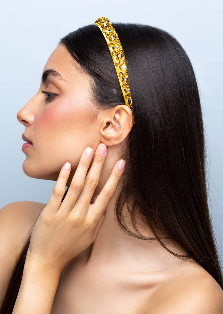 Lauren Women’s Hand-Stitched Crystal Headband