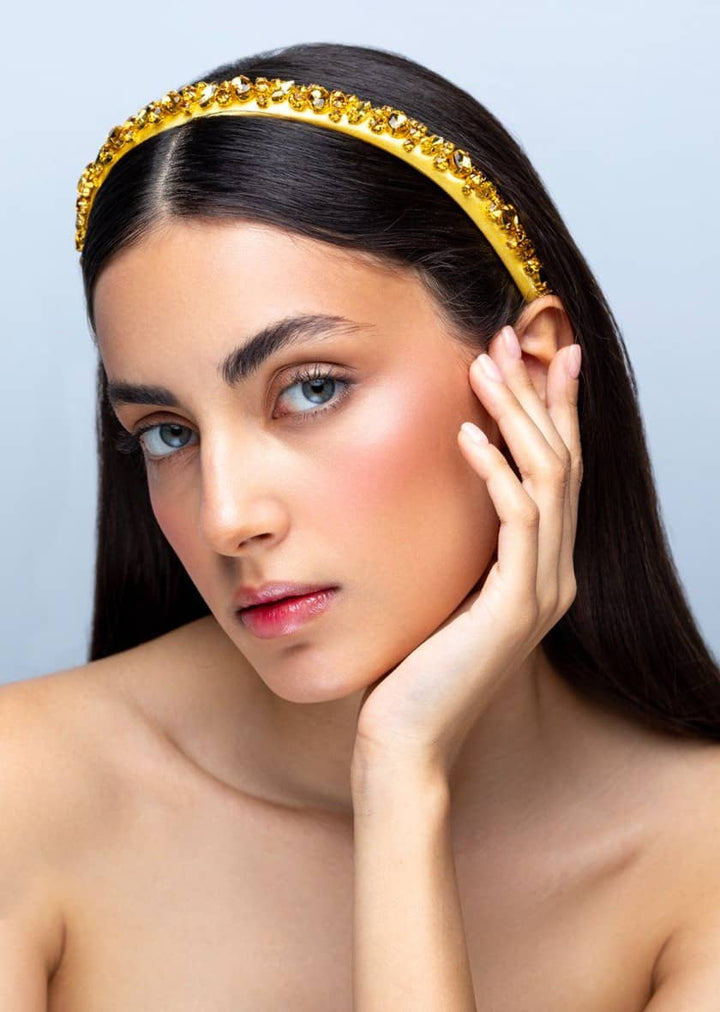 Lauren Women’s Hand-Stitched Crystal Headband